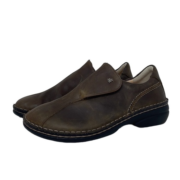 Finn Comfort Loafer Shoes Brown Suede Size 37 US 6.5 to 7 - Picture 2 of 13